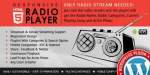 Radio Player Shoutcast & Icecast