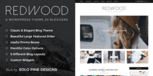 Redwood - A Responsive WordPress Blog Theme