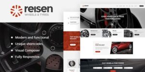 Reisen - Automechanic & Auto Body Repair Car WordPress Theme
