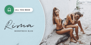 Rima - Personal Blog WordPress Theme