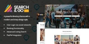 Search & Go: Modern & Smart Directory Theme