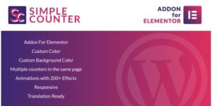 Simple Counter for Elementor - Wordpress Plugin