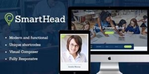 SmartHead - Tutoring Service & Online School Education WordPress Theme