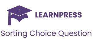 LearnPress: Sorting Choice Question