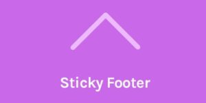 OceanWP: Sticky Footer