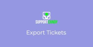 SupportCandy - Export Ticket