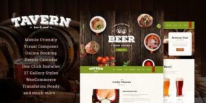 Tavern - Pub & Brewery Restaurant WordPress Theme