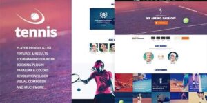 Tennis - Sport Club & Events WordPress Theme