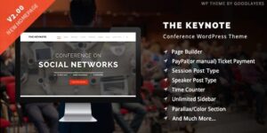 The Keynote - Conference / Event / Meeting WordPress Theme