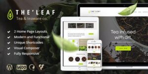 TheLeaf - Tea Production Company & Online Coffee Shop WordPress Theme