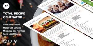 Total Recipe Generator for WPBakery Page Builder