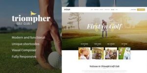 Triompher - Golf Course & Sports Club WordPress Theme