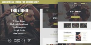 Trueman - Hairdresser & Shaving Barbershop WordPress Theme