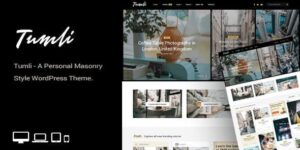 Tumli - A Personal Masonry Style WordPress Theme