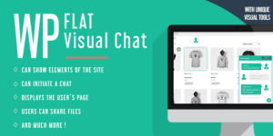 WP Flat Visual Chat - Live Chat & Remote View for WordPress