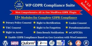 WP GDPR Compliance Suite - Wordpress Plugin