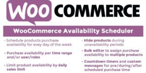 WooCommerce Availability Scheduler