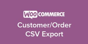 WooCommerce Customer Order CSV Export