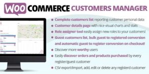 WooCommerce Customers Manager