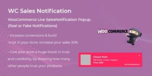 WooCommerce Live Sales Notification Pro