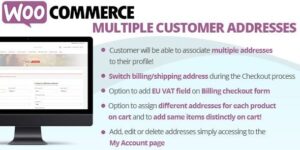 WooCommerce Multiple Customer Addresses