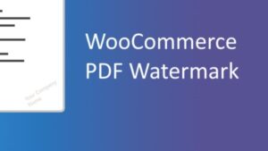 Woocommerce PDF Watermark