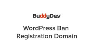 WordPress Ban Registration Domain