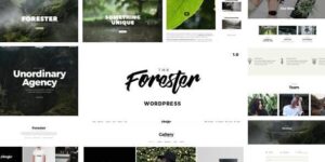 The Forester - WordPress Minimalist Portfolio Theme