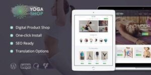 Yoga Shop - A Modern Sport Clothing & Equipment Store WordPress Theme