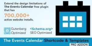 The Events Calendar Shortcode and Templates Pro