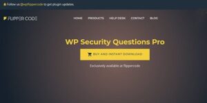 WP Security Questions Pro