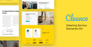 Cleanco - Cleaning Service Company Template Kit