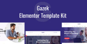 Gazek - Agency Portfolio Elementor Template Kit