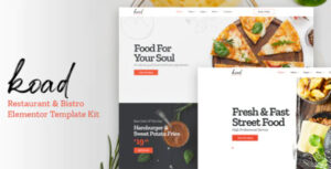 Koad - Restaurant & Bistro Elementor Template Kits