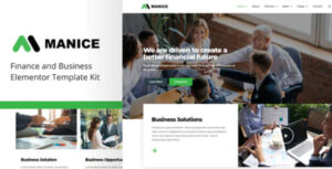 Manice - Business Template Kit