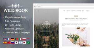 Wild Book - Vintage & Elegant Blog Theme