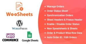 WooSheets Manage WooCommerce Orders