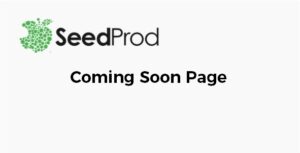 SeedProd Coming Soon Page