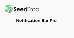 SeedProd Notification Bar Pro