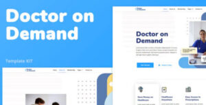 Doctor on Demand - Online Consultations Elementor Template Kit