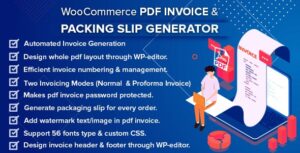 WooCommerce PDF Invoice & Packing Slip Generator