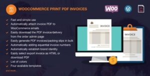 WooCommerce PDF Invoices Pro