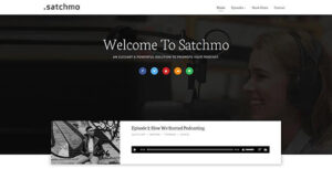 Satchmo Podcasting - WordPress Theme