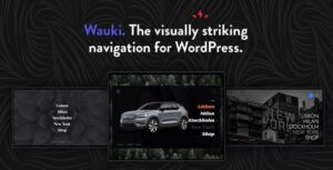 Wauki - Fullscreen WordPress Menu