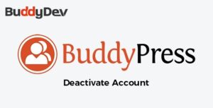 BuddyPress Deactivate Account