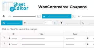 WP Sheet Editor WooCommerce Coupons