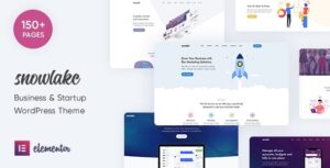 Snowlake - Creative Business & Startup WordPress Theme