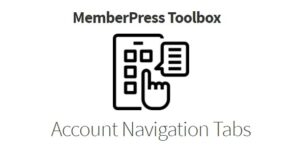 MemberPress Toolbox Account Navigation Tabs