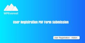 User Registration PDF Form Submission