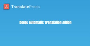 TranslatePress DeepL Automatic Translation Addon